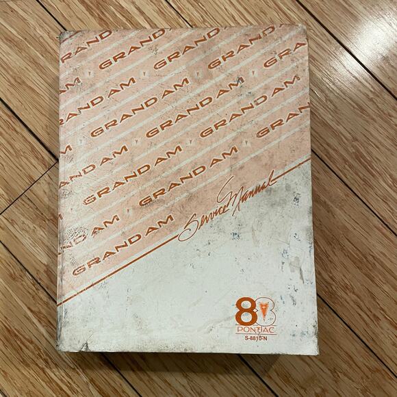 Original Pontiac 1988 Grand Am Service Manual automobile car - Picture 1 of 4